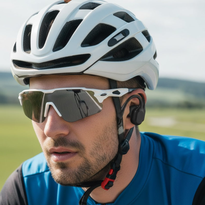 Casque à conduction osseuse étanche IPX8 Bluetooth 5.4 MP3 32GB Natation Sport